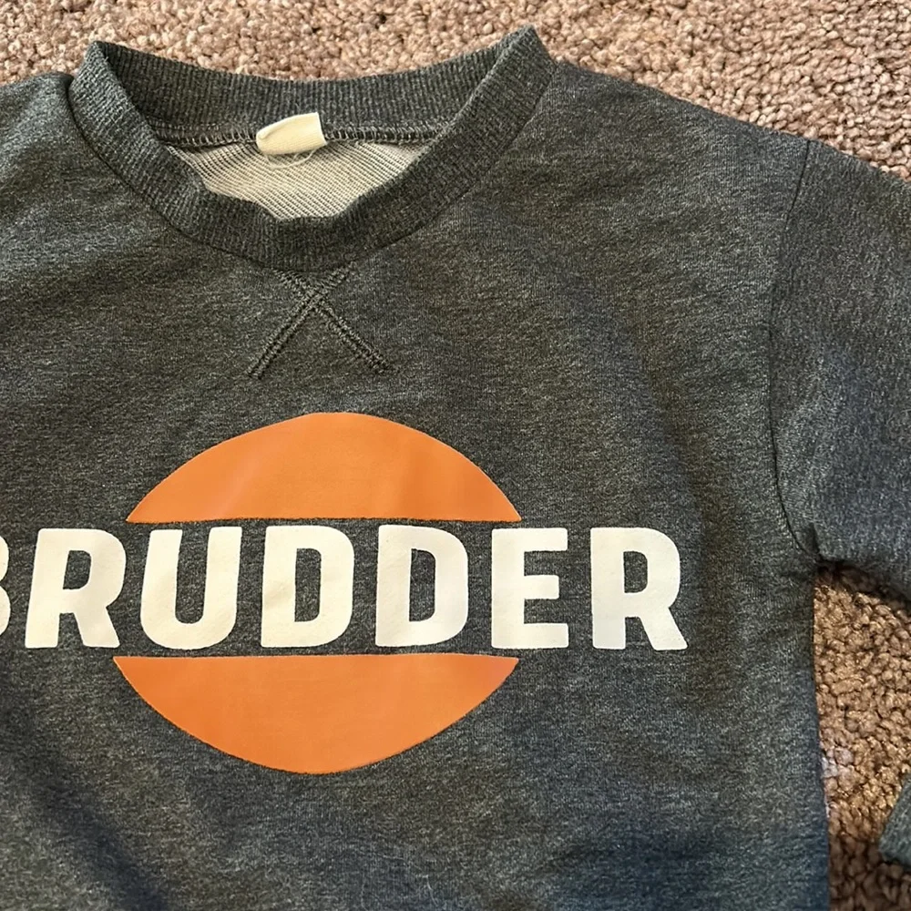 Boys 12m Brudder crewneck sweatshirt